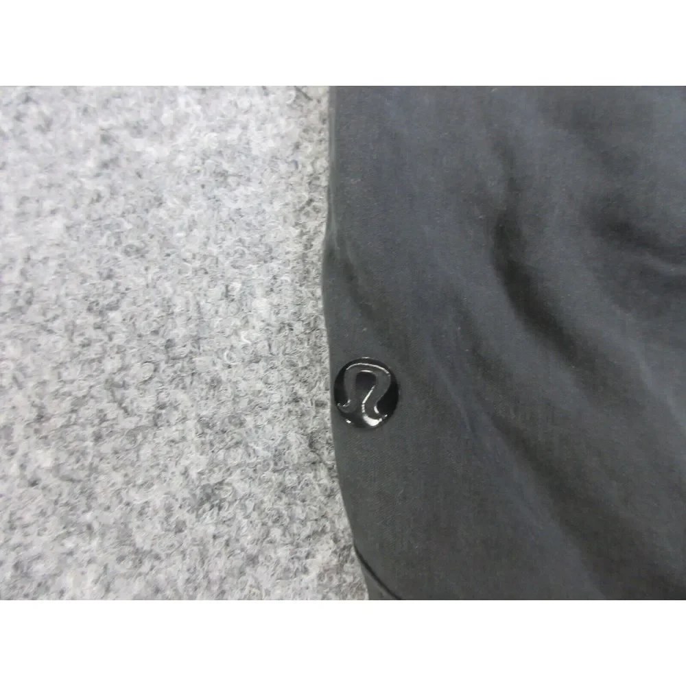 Lululemon Shorts Womens 4 Black Athletic Running Gym Drawstring Logo 26x12‎